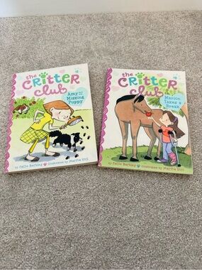 The critter club set of 2 paperback books